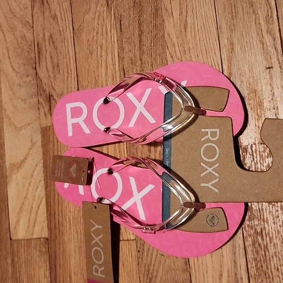 Roxy Girl Viva Jelly Flip Flops - Picture 1 of 4
